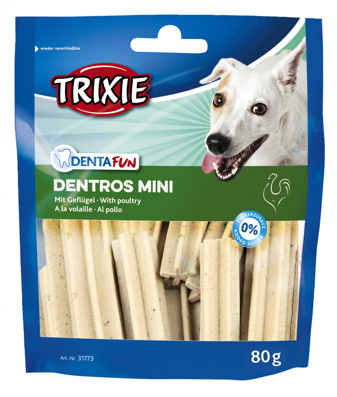 Recompense Pentru Caini, Denta Fun Batoane Dentros Mini, 80g, 31773 Recompense Pentru Caini, Denta Fun Batoane Dentros Mini, 80g, 31773