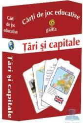 Tari si capitale - Carti de joc educative