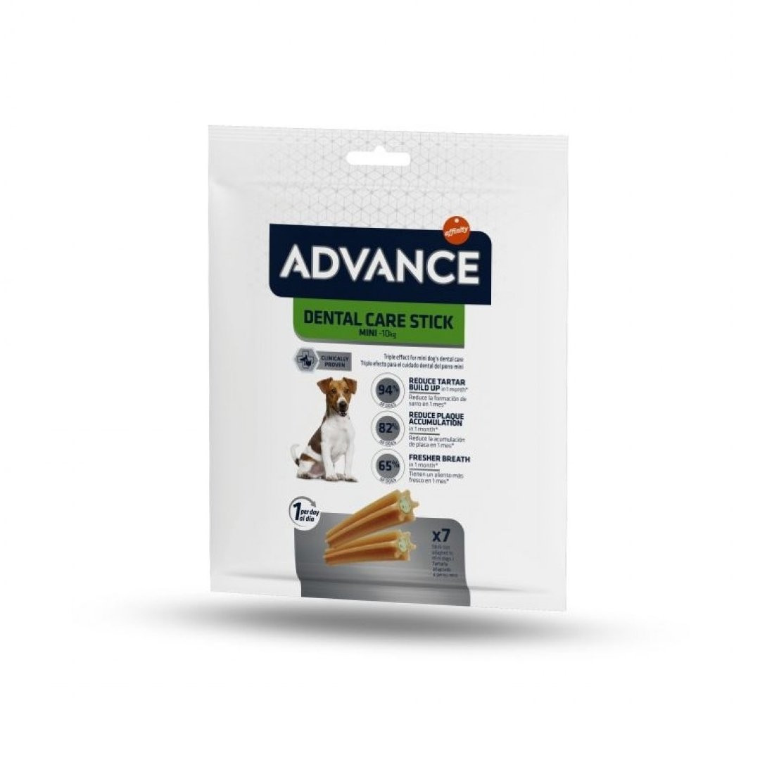 Advance Dental Care Stick Mini, XS-S, recompense câini, sensibilitați dentare, 90g Advance Dental Care Stick Mini, XS-S, recompense câini, sensibilitați dentare, 90g