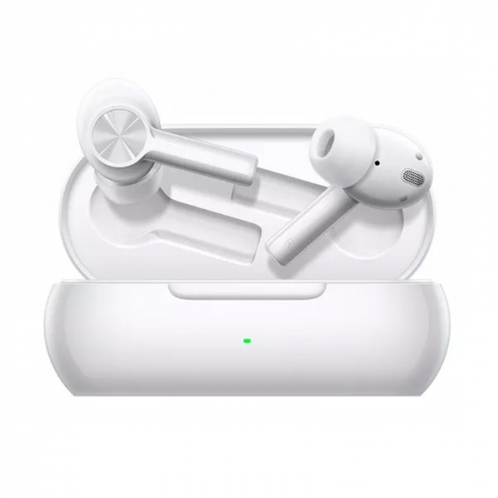 Casti bluetooth semi-in-ear OnePlus Buds Z2 TWS Alb cu cutie de incarcare si transport, ANC, 3 microfoane, Dolby Atmos, Control vocal Casti bluetooth semi-in-ear OnePlus Buds Z2 TWS Alb cu cutie de incarcare si transport, ANC, 3 microfoane, Dolby Atmos, Control vocal