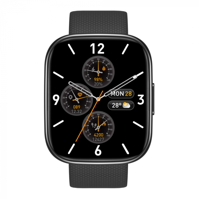 Smartwatch Fitness Wellness Zeblaze GTS 3 Plus, Negru, Display Amoled 2.15 HD, Apel telefonic Hi-Fi Bluetooth, Asistare vocala offline, Moduri sport 100+, Monitorizare sanatate 24 24, IP68, 300mAh Smartwatch Fitness Wellness Zeblaze GTS 3 Plus, Negru, Display Amoled 2.15 HD, Apel telefonic Hi-Fi Bluetooth, Asistare vocala offline, Moduri sport 100+, Monitorizare sanatate 24 24, IP68, 300mAh