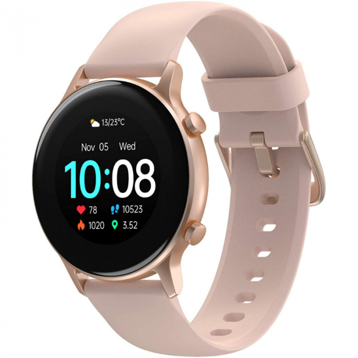 Smartwatch Umidigi Urun GPS Roz, TFT LCD 1.1 touch screen, Ritm cardiac, Numar de pasi, Oxigen, Calorii, Hidratare, 5ATM Smartwatch Umidigi Urun GPS Roz, TFT LCD 1.1 touch screen, Ritm cardiac, Numar de pasi, Oxigen, Calorii, Hidratare, 5ATM