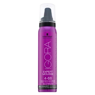 Schwarzkopf Professional Igora Expert Mousse Semi-Permanent Mousse Color spuma de vopsire semipermanentă a părului 4-68 100 ml Schwarzkopf Professional Igora Expert Mousse Semi-Permanent Mousse Color spuma de vopsire semipermanentă a părului 4-68 100 ml