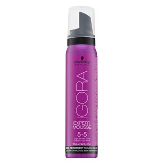 Schwarzkopf Professional Igora Expert Mousse Semi-Permanent Mousse Color spuma de vopsire semipermanentă a părului 5-5 100 ml Schwarzkopf Professional Igora Expert Mousse Semi-Permanent Mousse Color spuma de vopsire semipermanentă a părului 5-5 100 ml