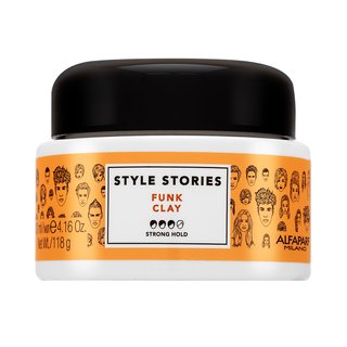 Alfaparf Milano Style Stories Funk Clay pastă modelatoare pentru fixare puternică 100 ml Alfaparf Milano Style Stories Funk Clay pastă modelatoare pentru fixare puternică 100 ml