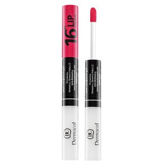 Dermacol 16H Lip Colour ruj si luciu de buze cu persistenta indelungata 2 in 1 No. 08 7,1 ml Dermacol 16H Lip Colour ruj si luciu de buze cu persistenta indelungata 2 in 1 No. 08 7,1 ml