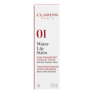 Clarins Eau á Lévres Water Lip Stain lip gloss pentru efect mat 01 Rose Water 7 ml Clarins Eau á Lévres Water Lip Stain lip gloss pentru efect mat 01 Rose Water 7 ml