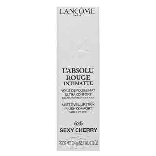 Lancôme L'ABSOLU ROUGE Intimatte 525 Sexy Cherry ruj cu efect matifiant 3,4 g Lancôme L'ABSOLU ROUGE Intimatte 525 Sexy Cherry ruj cu efect matifiant 3,4 g