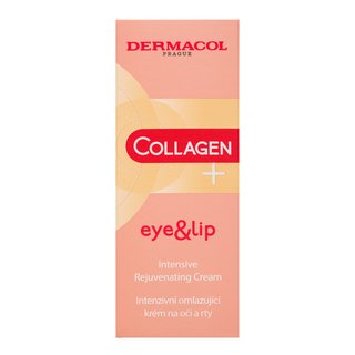 Dermacol Collagen+ Eye & Lip Intensive Rejuvenating Cream cremă cu efect de iluminare si întinerire pentru ochi, buze și piele 15 ml Dermacol Collagen+ Eye & Lip Intensive Rejuvenating Cream cremă cu efect de iluminare si întinerire pentru ochi, buze și piele 15 ml