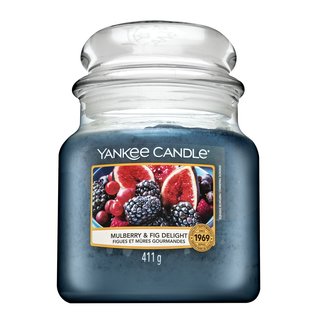 Yankee Candle Mulberry & Fig Delight lumânare parfumată 411 g Yankee Candle Mulberry & Fig Delight lumânare parfumată 411 g