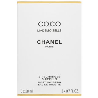 Chanel Coco Mademoiselle - Refill Eau de Toilette femei 3 x 20 ml Chanel Coco Mademoiselle - Refill Eau de Toilette femei 3 x 20 ml