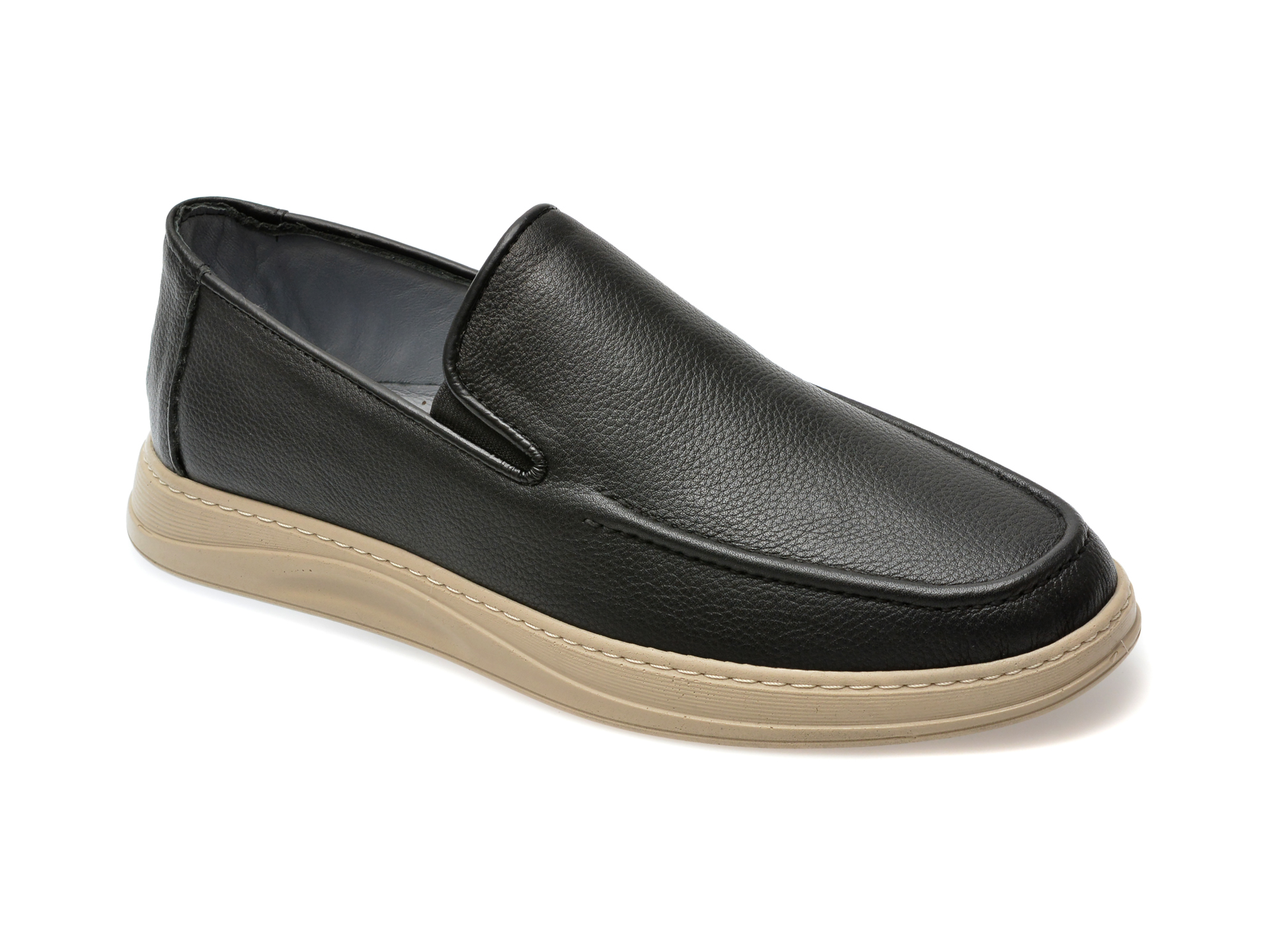 Mocasini casual BITE THE BULLET negri, OY970, din piele naturala Mocasini casual BITE THE BULLET negri, OY970, din piele naturala