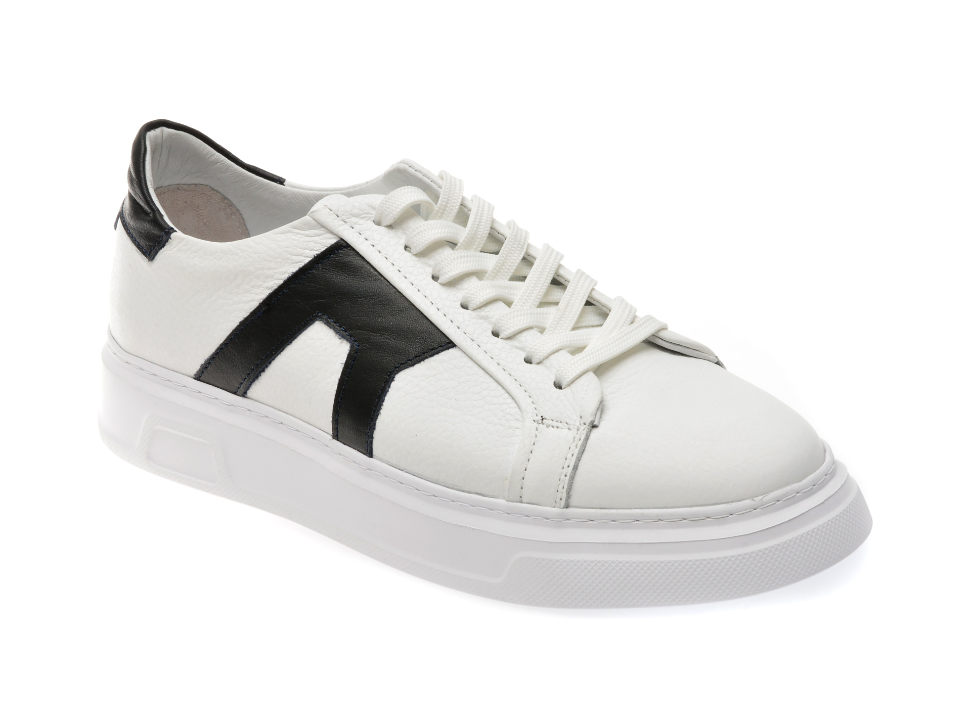Pantofi casual AXXELLL albi, 7334, din piele naturala Pantofi casual AXXELLL albi, 7334, din piele naturala