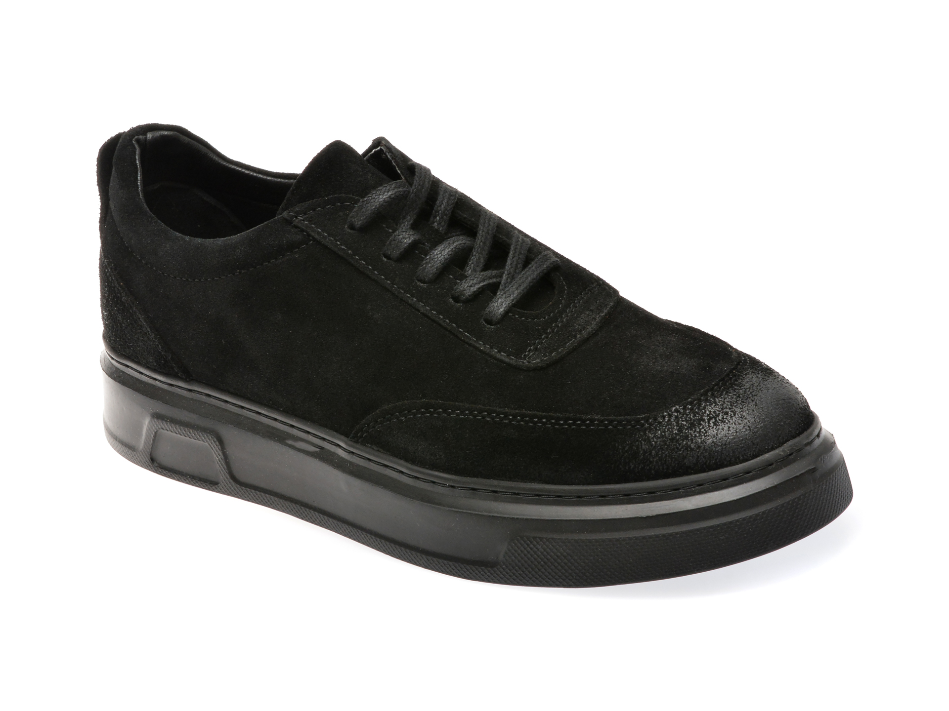 Pantofi casual AXXELLL negri, 7353, din piele intoarsa Pantofi casual AXXELLL negri, 7353, din piele intoarsa