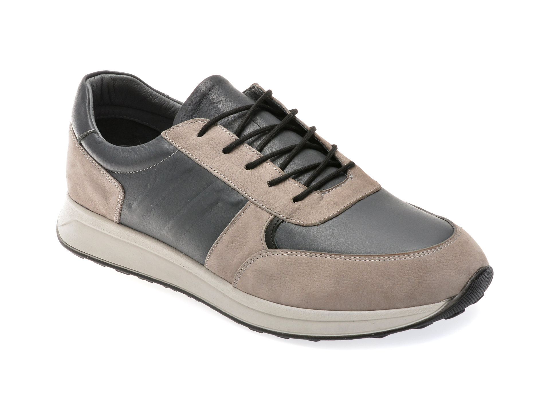 Pantofi casual BITE THE BULLET gri, SY336, din piele naturala Pantofi casual BITE THE BULLET gri, SY336, din piele naturala