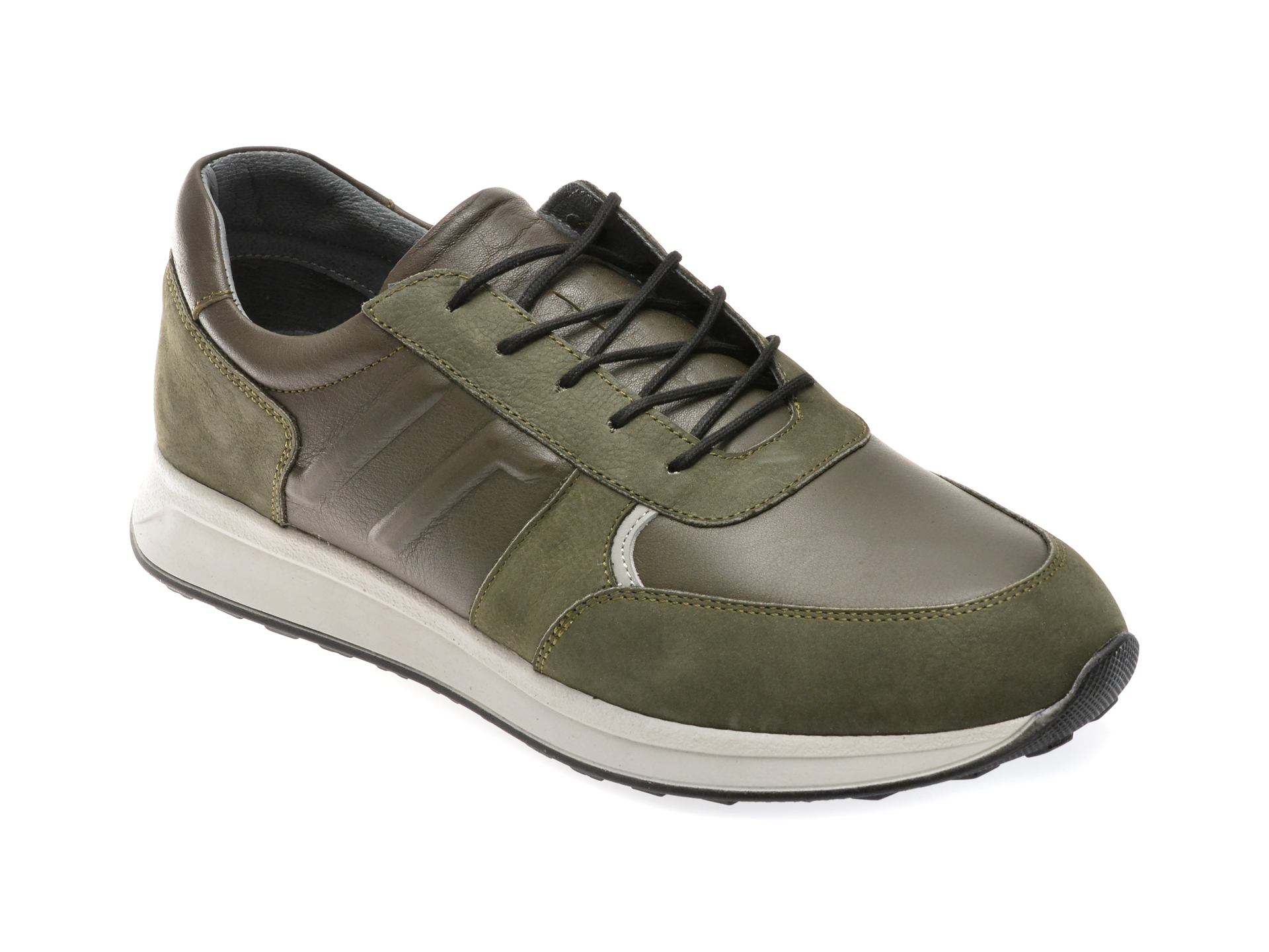 Pantofi casual BITE THE BULLET kaki, SY336, din piele naturala Pantofi casual BITE THE BULLET kaki, SY336, din piele naturala