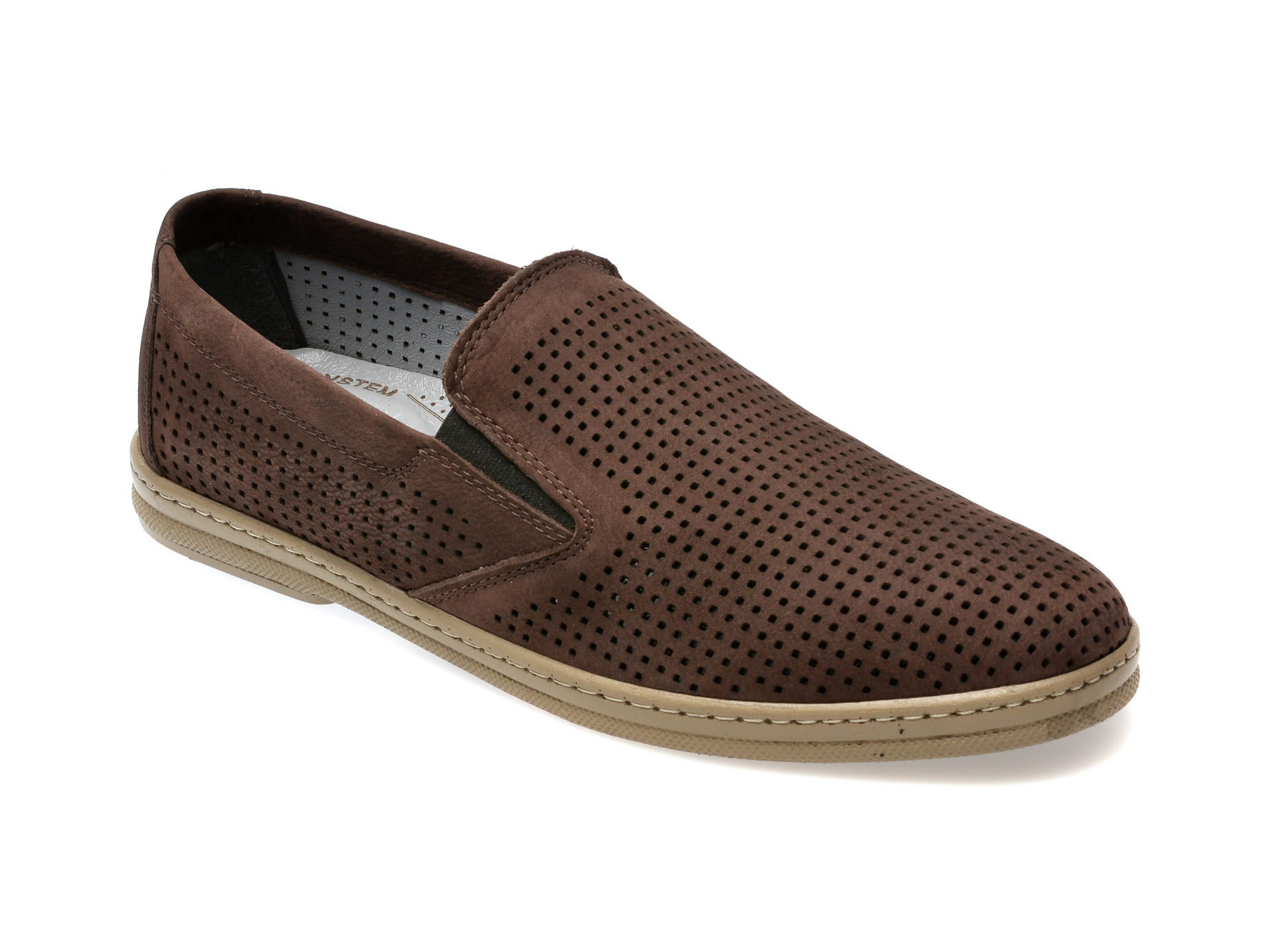 Pantofi casual BITE THE BULLET maro, OY403, din nabuc Pantofi casual BITE THE BULLET maro, OY403, din nabuc