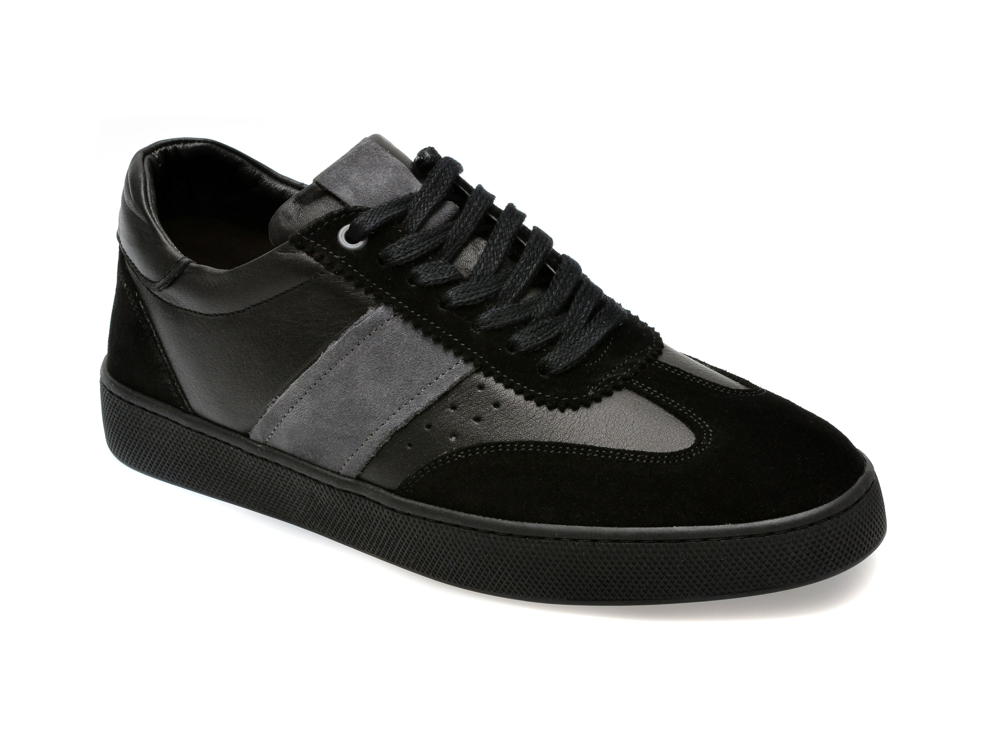 Pantofi casual BITE THE BULLET negri, ER2025, din piele naturala Pantofi casual BITE THE BULLET negri, ER2025, din piele naturala