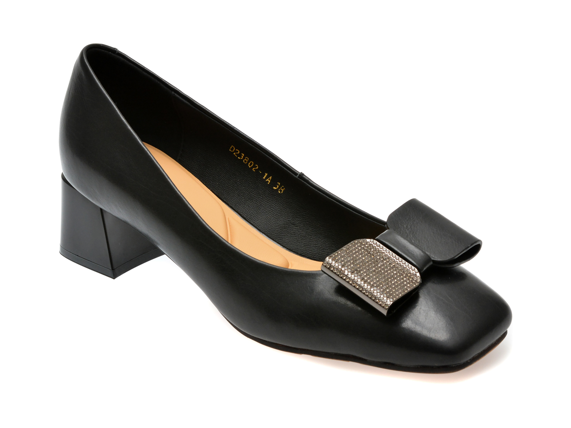 Pantofi casual FLAVIA PASSINI negri, 23802, din piele naturala Pantofi casual FLAVIA PASSINI negri, 23802, din piele naturala
