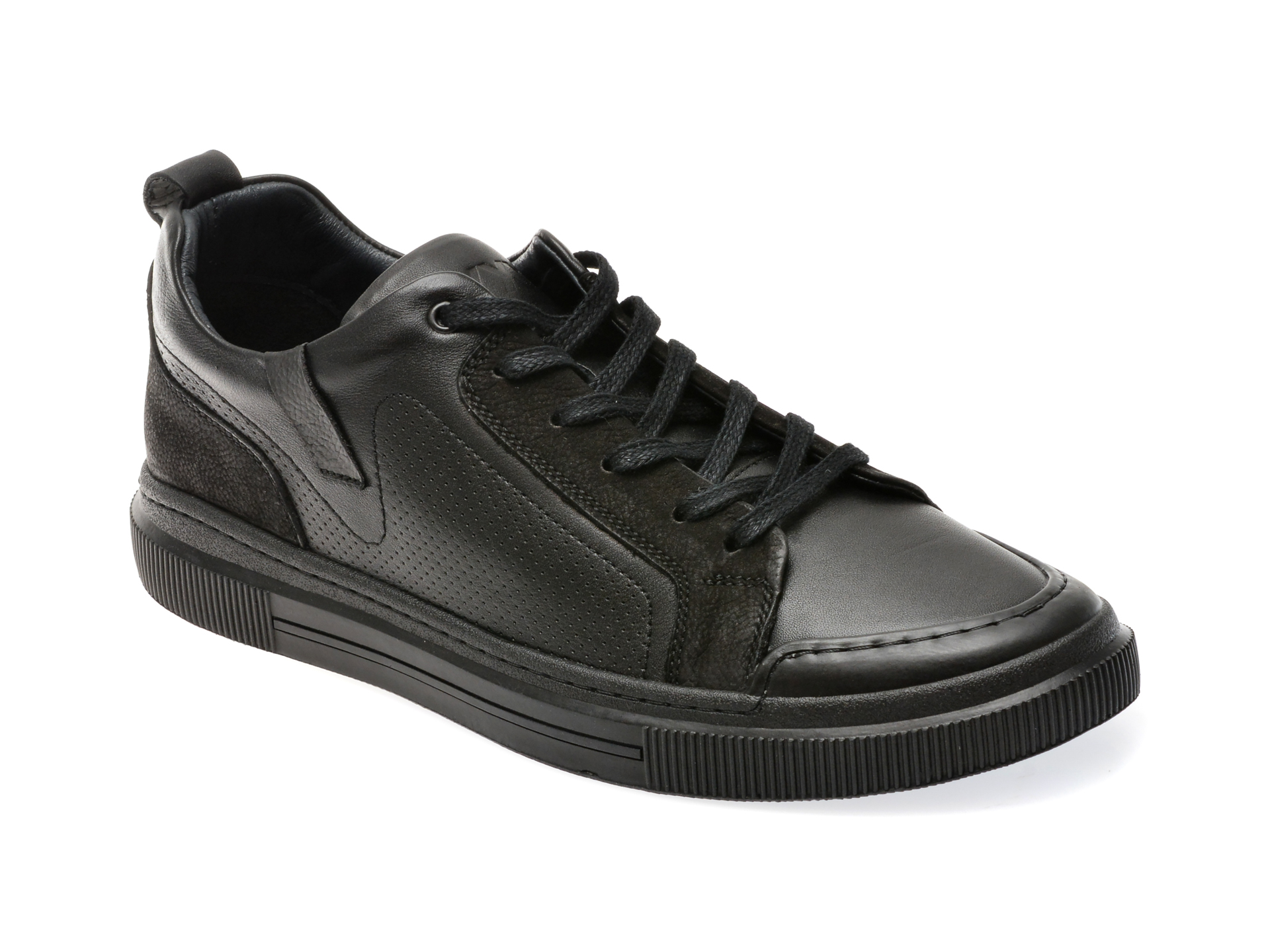 Pantofi casual GRYXX negri, HS496A, din piele naturala Pantofi casual GRYXX negri, HS496A, din piele naturala