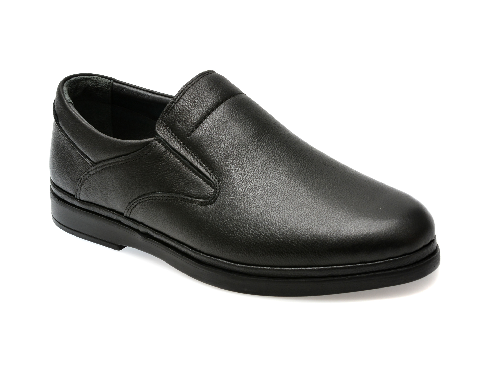 Pantofi casual OTTER negri, SH303, din piele naturala Pantofi casual OTTER negri, SH303, din piele naturala