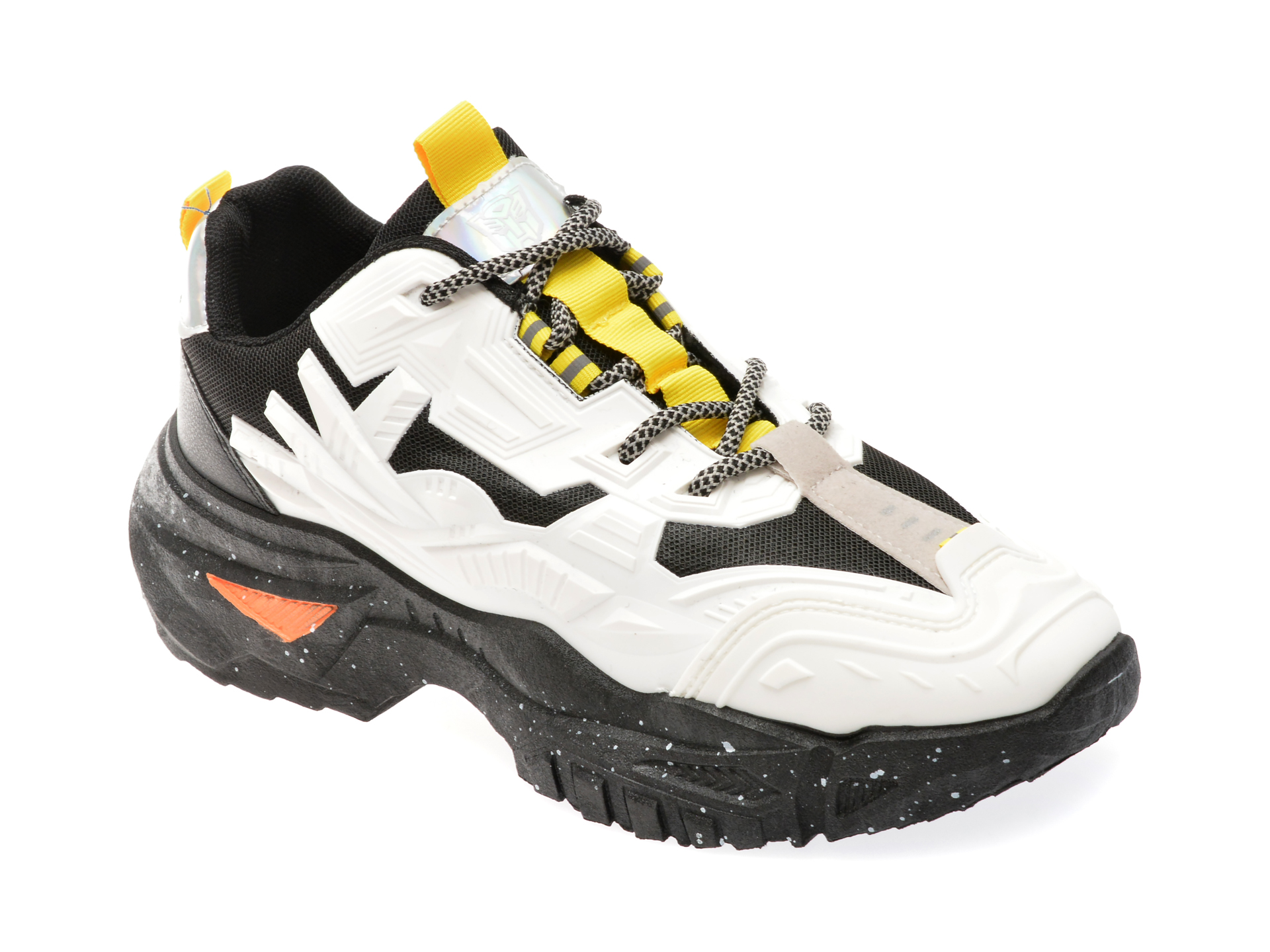 Pantofi sport GRYXX alb-negru, 20235, din material textil Pantofi sport GRYXX alb-negru, 20235, din material textil
