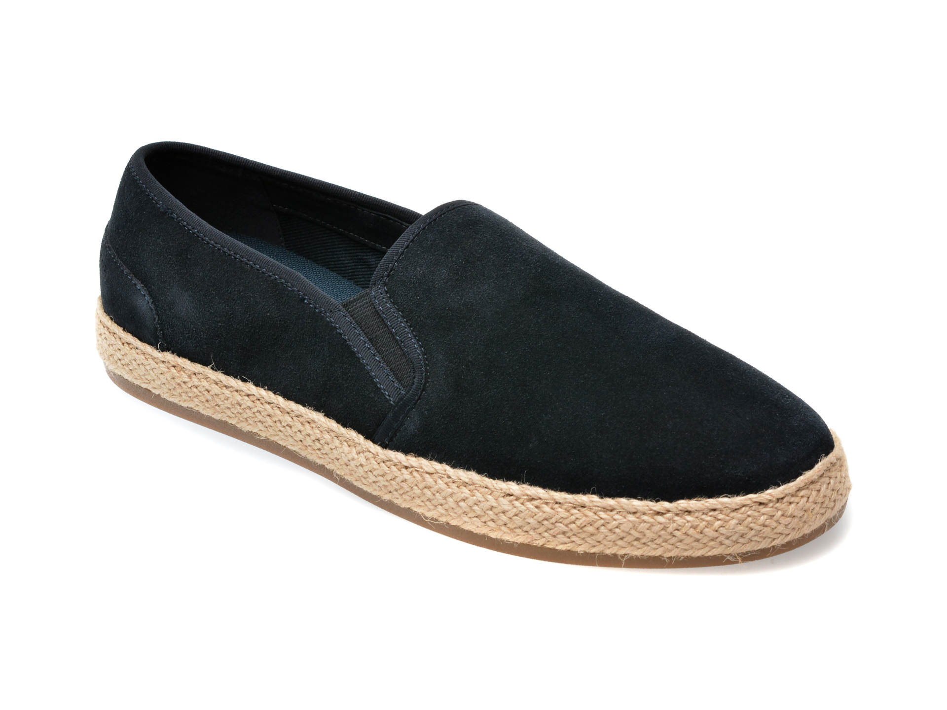 Mocasini casual GEOX bleumarin, U25DWA, din piele intoarsa Mocasini casual GEOX bleumarin, U25DWA, din piele intoarsa