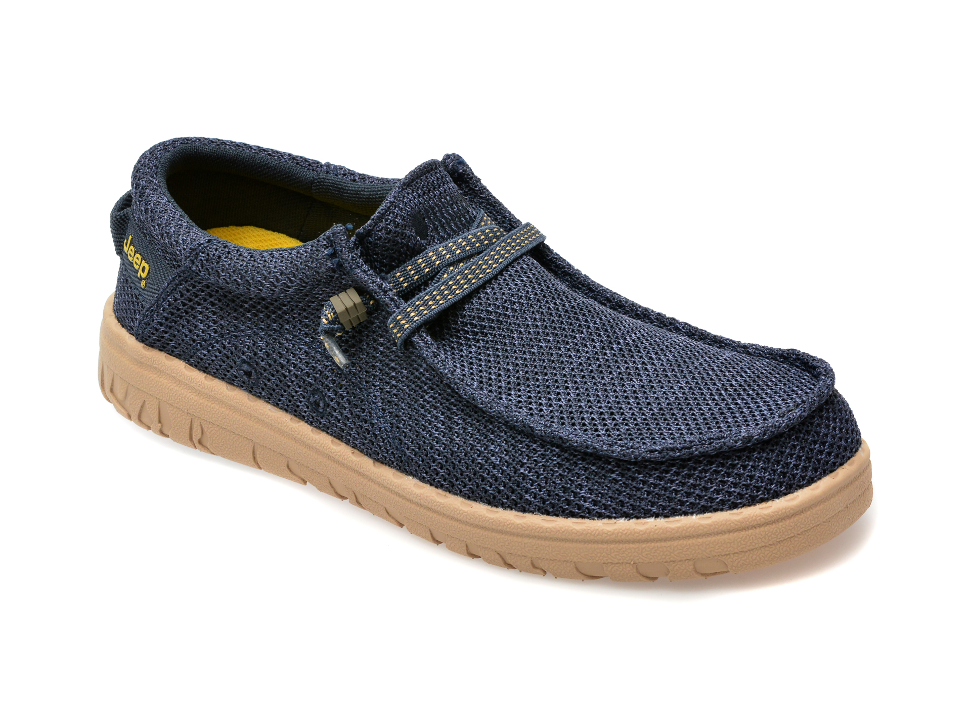 Mocasini casul JEEP bleumarin, 41050, din material textil Mocasini casul JEEP bleumarin, 41050, din material textil