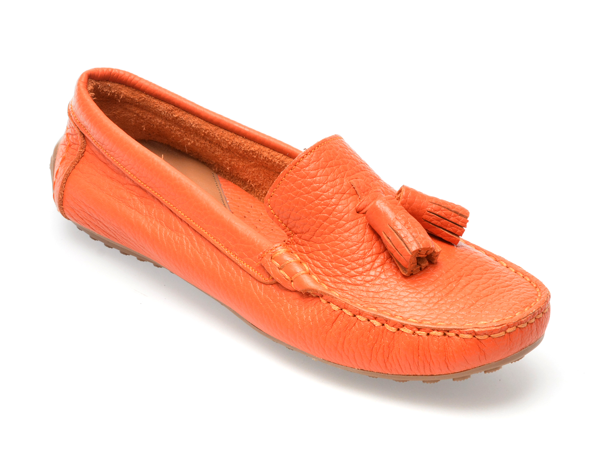Mocasini FLAVIA PASSINI portocalii, 201, din piele naturala Mocasini FLAVIA PASSINI portocalii, 201, din piele naturala