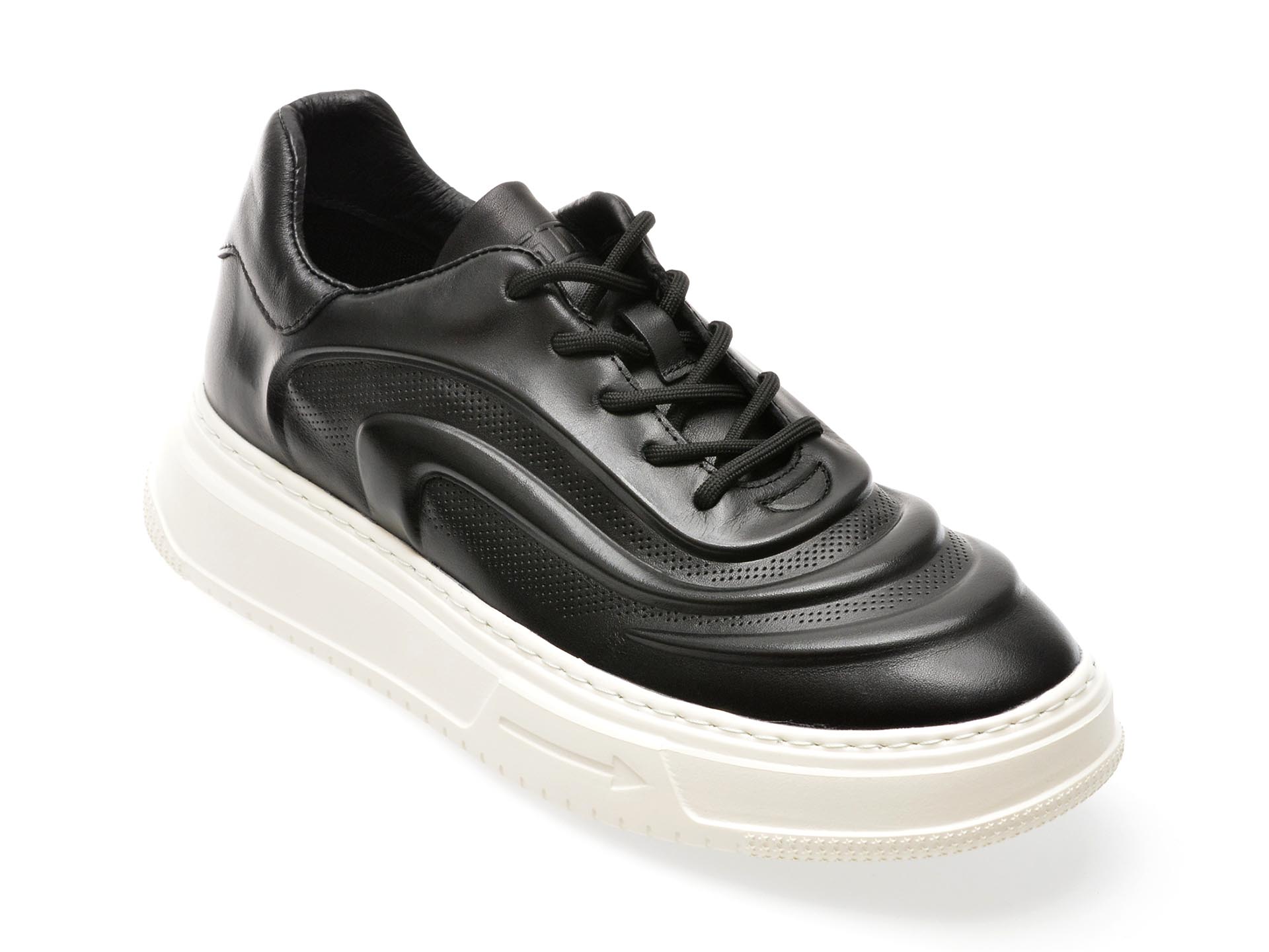 Pantofi casual BITE THE BULLET negri, ES329, din piele naturala Pantofi casual BITE THE BULLET negri, ES329, din piele naturala