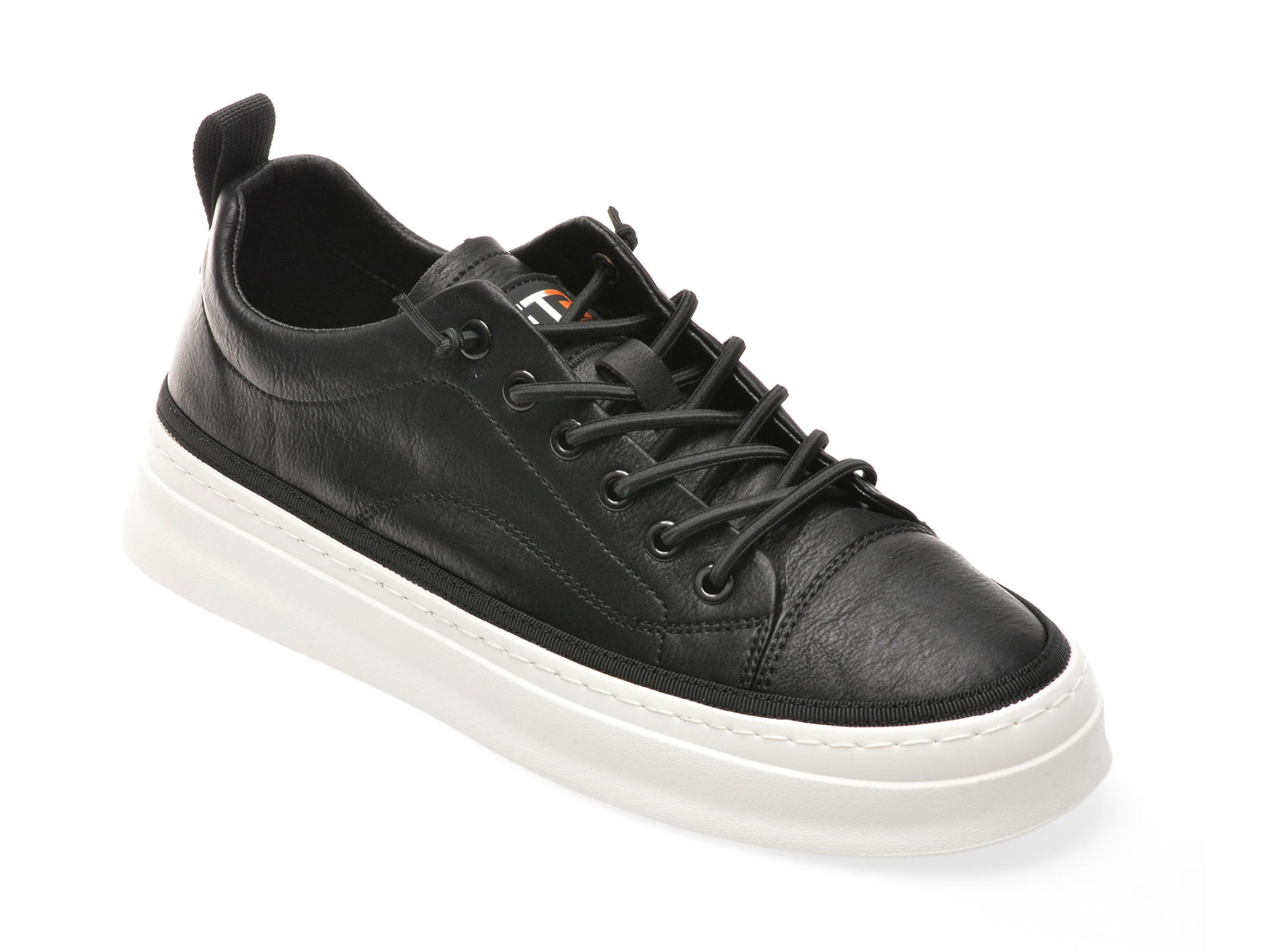 Pantofi casual BITE THE BULLET negri, K910, din piele ecologica Pantofi casual BITE THE BULLET negri, K910, din piele ecologica