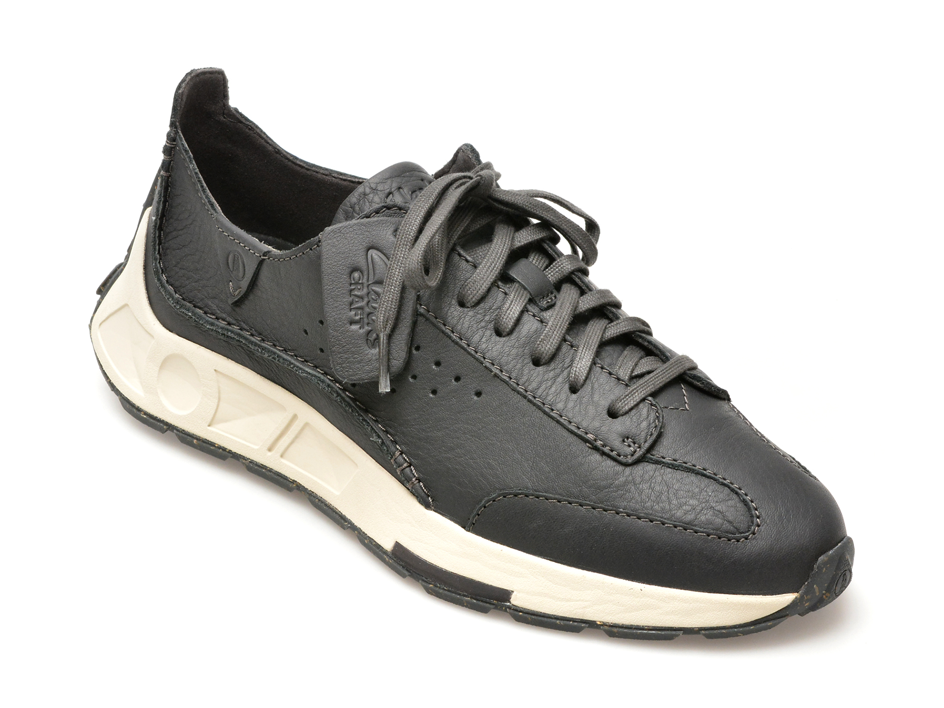 Pantofi casual CLARKS gri, CRAFT SPEED, din piele naturala Pantofi casual CLARKS gri, CRAFT SPEED, din piele naturala