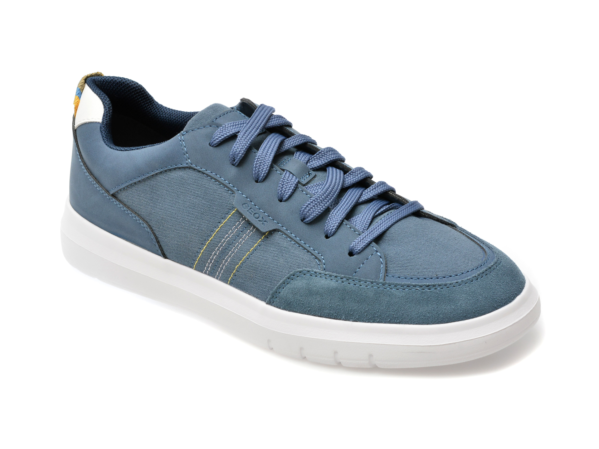 Pantofi casual GEOX albastri, U45B3B, din piele ecologica Pantofi casual GEOX albastri, U45B3B, din piele ecologica