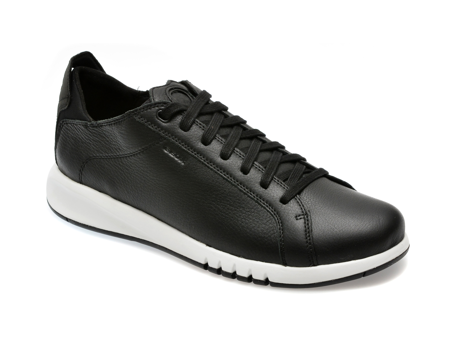 Pantofi casual GEOX negri, U357FA, din piele naturala Pantofi casual GEOX negri, U357FA, din piele naturala