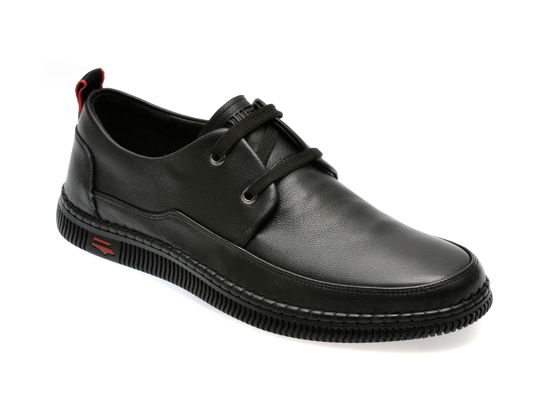 Pantofi casual OTTER negri, 27593, din piele naturala Pantofi casual OTTER negri, 27593, din piele naturala