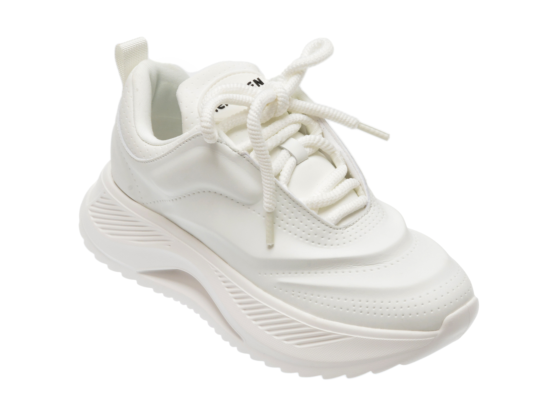 Pantofi casual REPUSEN albi, 18312, din piele ecologica Pantofi casual REPUSEN albi, 18312, din piele ecologica