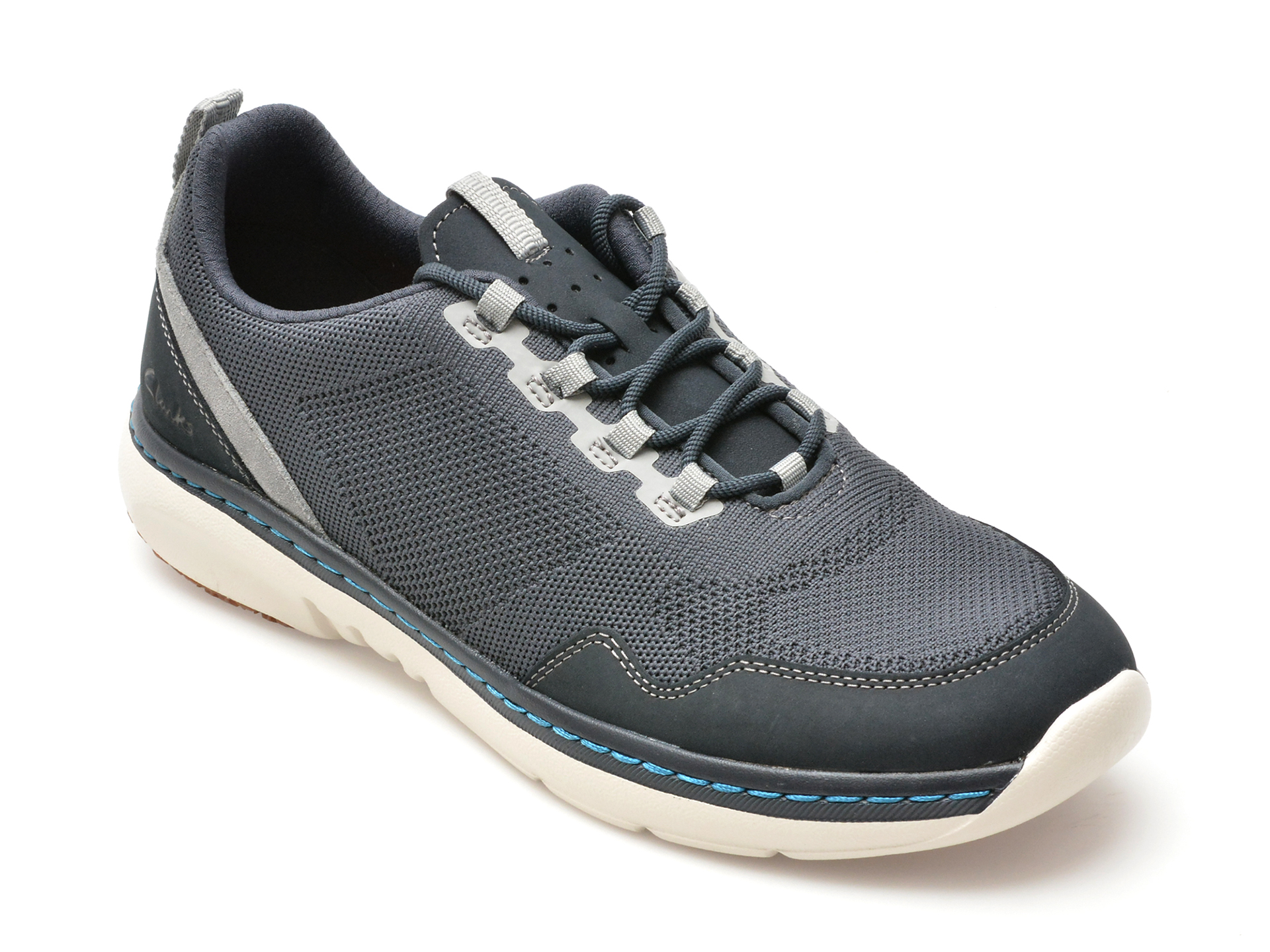 Pantofi CLARKS bleumarin, CLARKS PRO KNIT, din material textil Pantofi CLARKS bleumarin, CLARKS PRO KNIT, din material textil