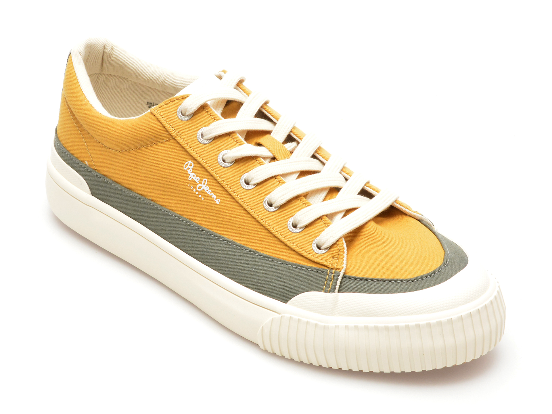 Pantofi PEPE JEANS maro, BEN BAND, din material textil Pantofi PEPE JEANS maro, BEN BAND, din material textil