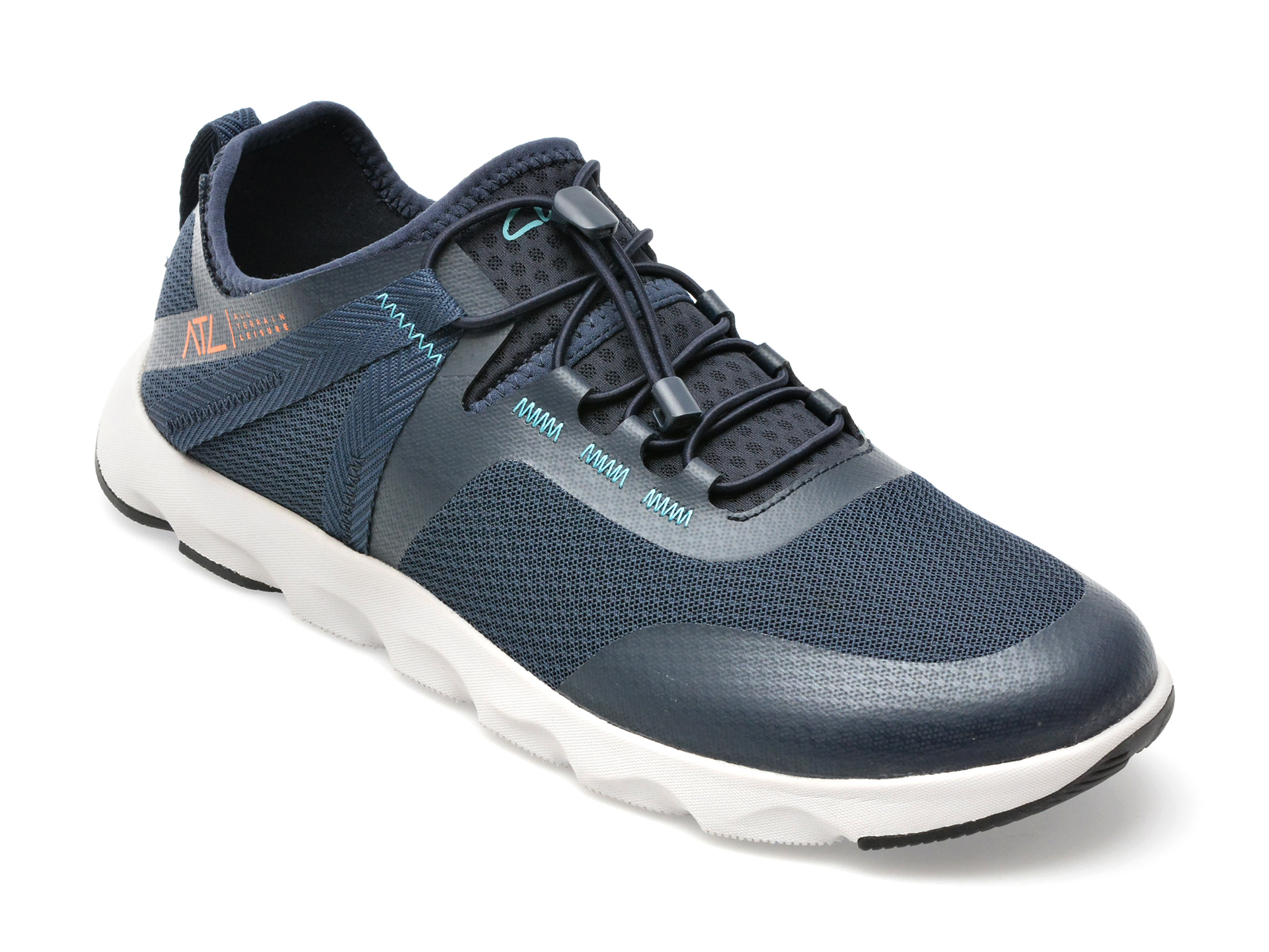 Pantofi sport CLARKS bleumarin, ATL COAST ROCK, din material textil Pantofi sport CLARKS bleumarin, ATL COAST ROCK, din material textil