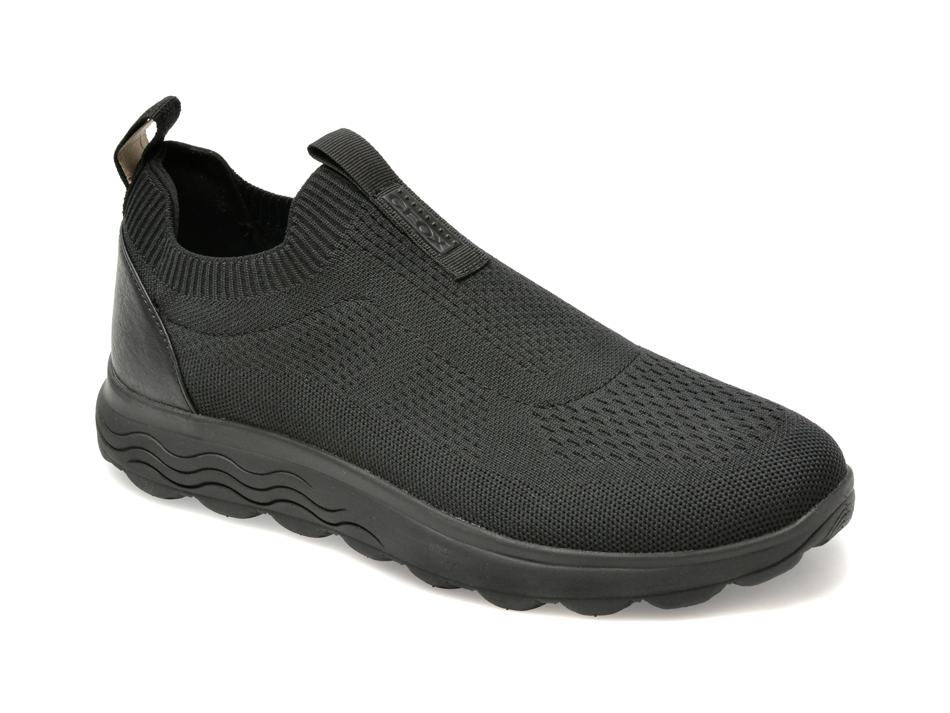 Pantofi sport GEOX negri, U25BYA, din material textil Pantofi sport GEOX negri, U25BYA, din material textil