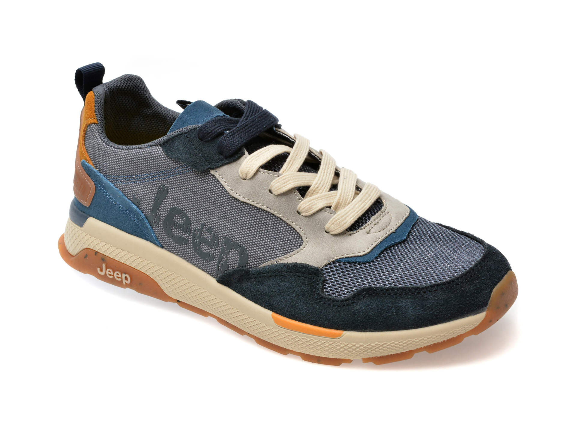 Pantofi sport JEEP albastri, 41020, din material textil Pantofi sport JEEP albastri, 41020, din material textil