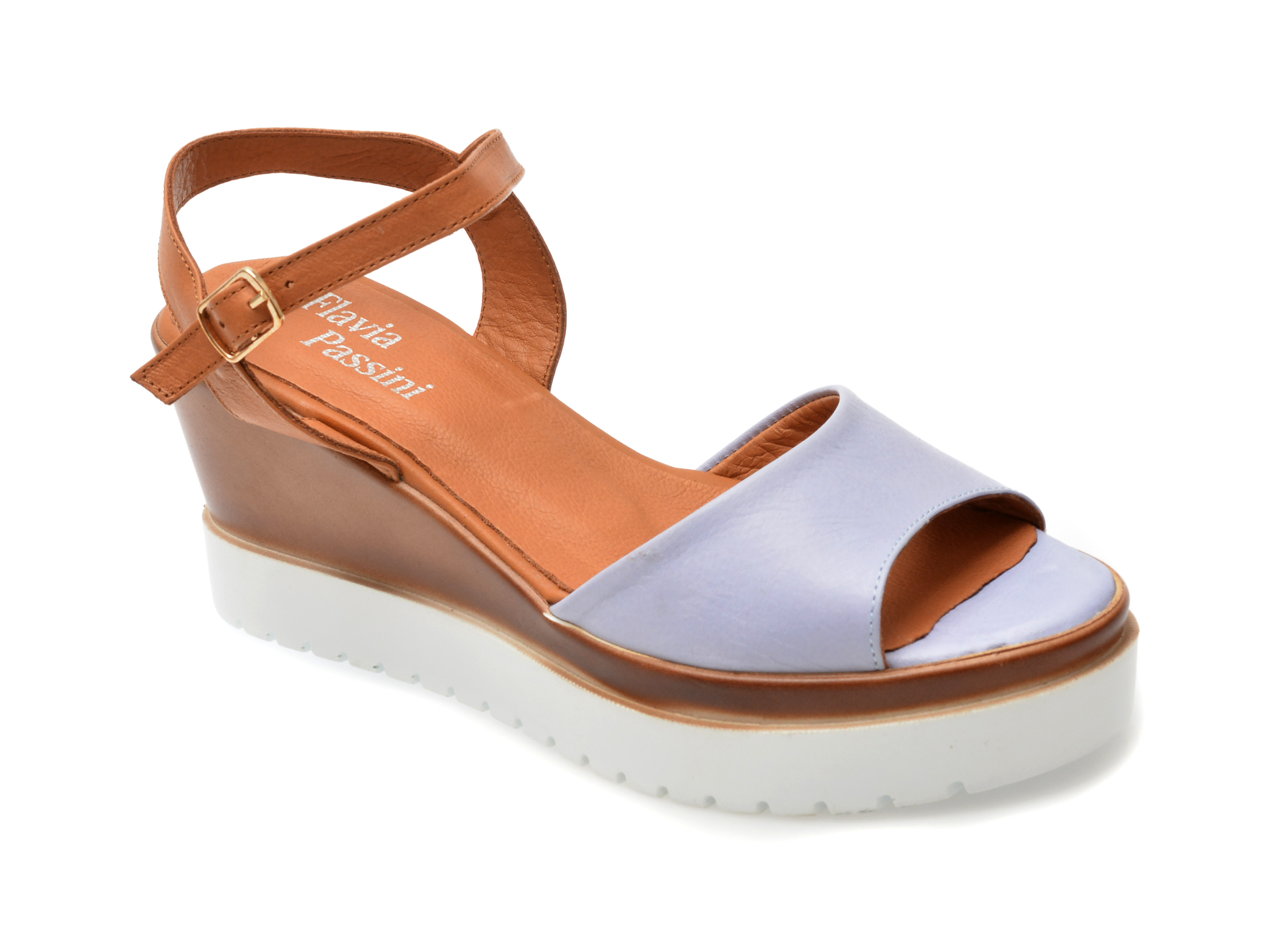 Sandale casual FLAVIA PASSINI mov, 8203, din piele naturala Sandale casual FLAVIA PASSINI mov, 8203, din piele naturala