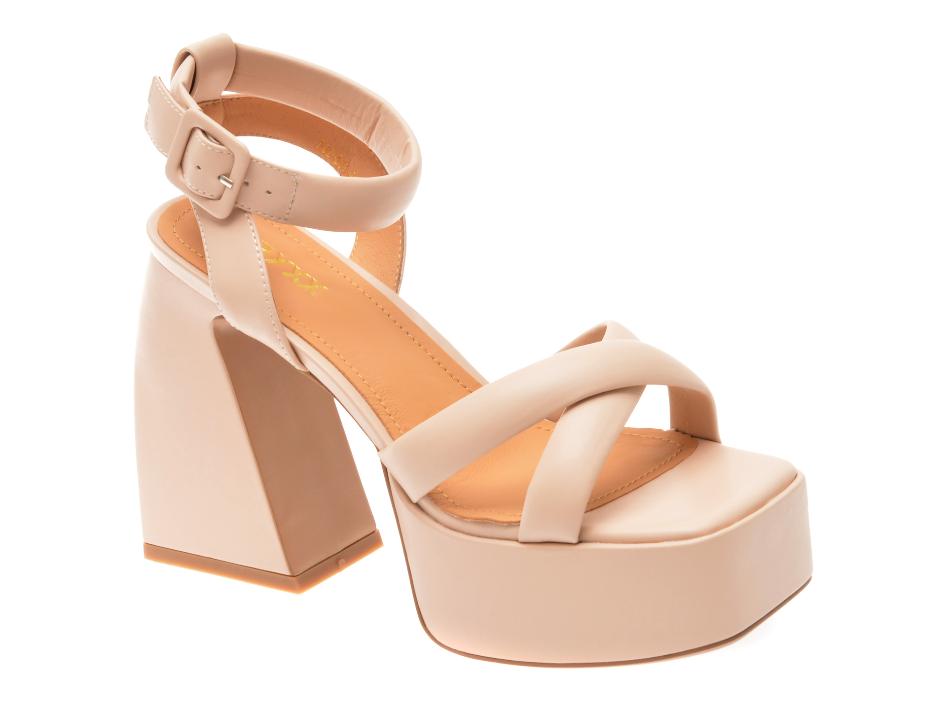 Sandale casual GRYXX nude, F62D51, din piele naturala Sandale casual GRYXX nude, F62D51, din piele naturala