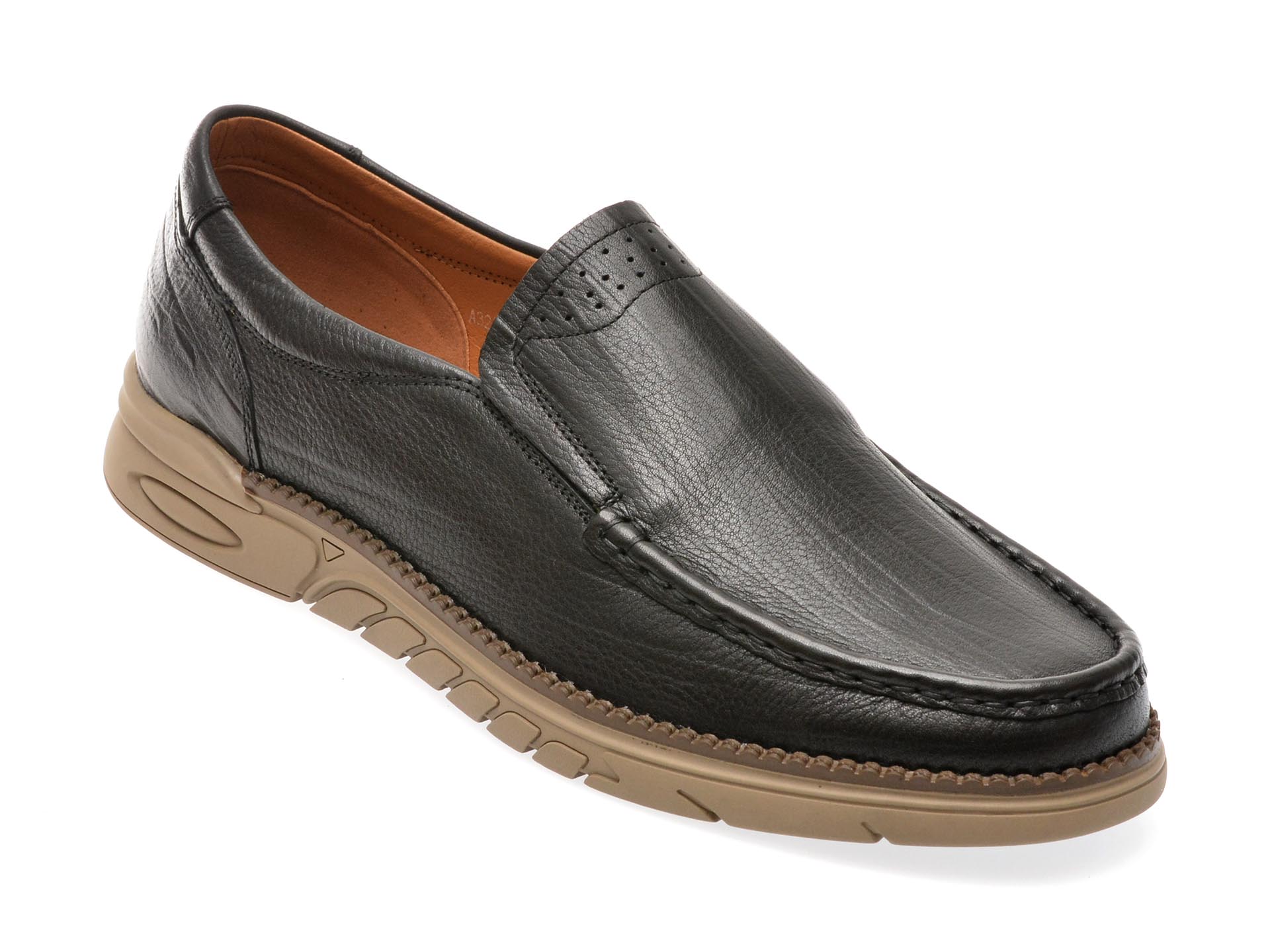 Mocasini casual GRYXX negri, 323248, din piele naturala Mocasini casual GRYXX negri, 323248, din piele naturala