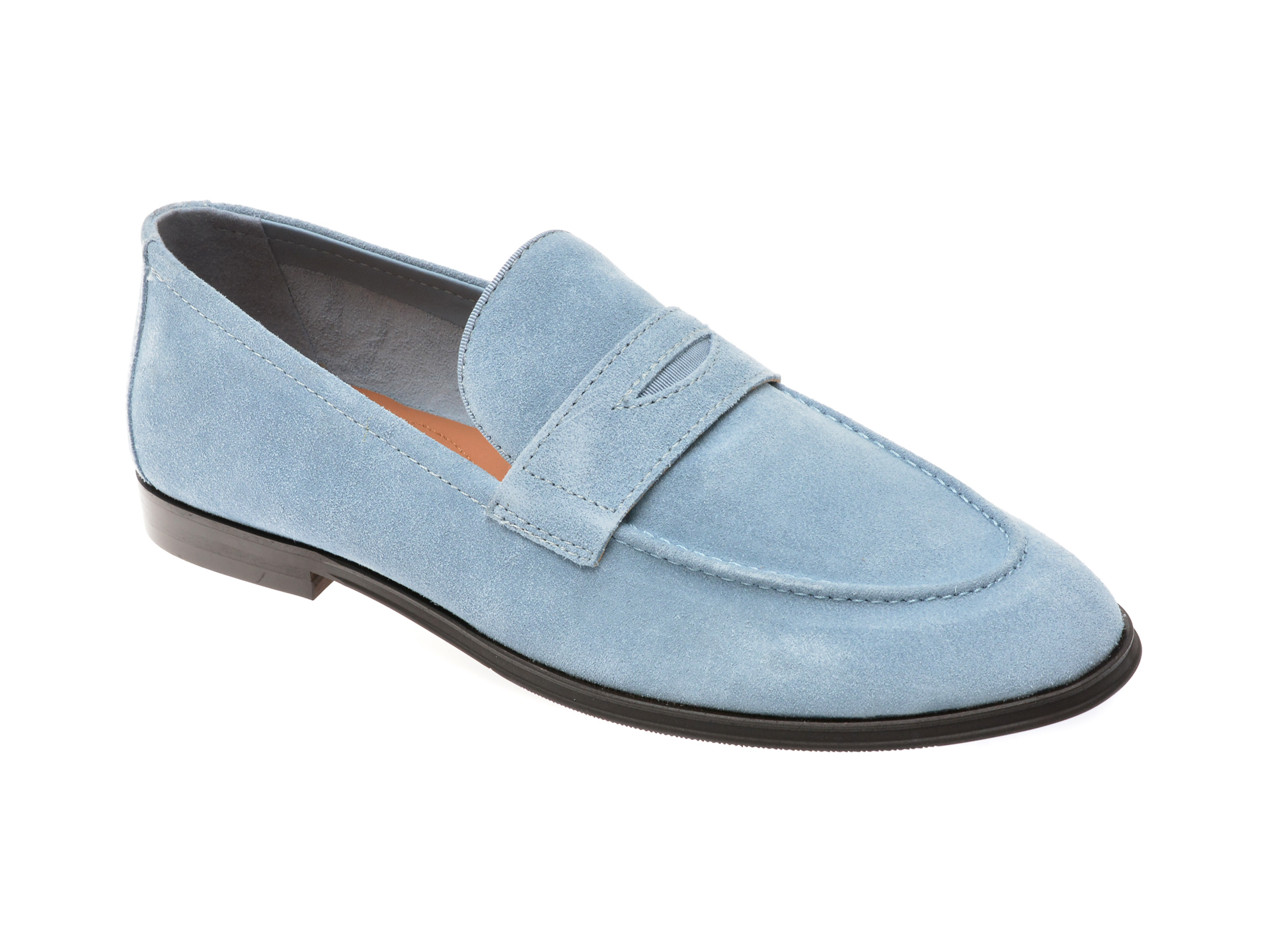 Mocasini eleganti ALDO albastri, 13749095, din piele intoarsa Mocasini eleganti ALDO albastri, 13749095, din piele intoarsa