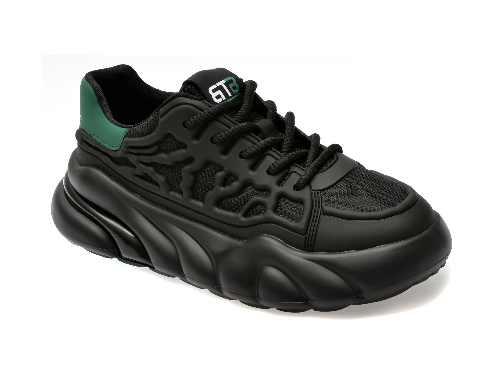 Pantofi casual BITE THE BULLET negri, 68032, din piele ecologica Pantofi casual BITE THE BULLET negri, 68032, din piele ecologica
