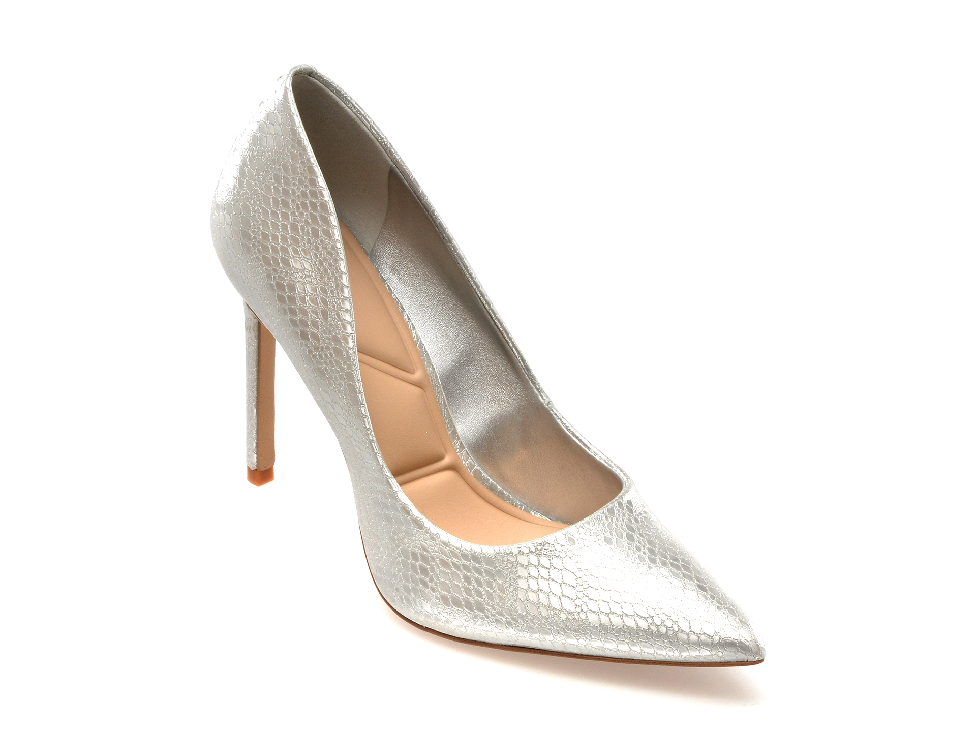 Pantofi eleganti ALDO argintii, 13741688, din piele ecologica Pantofi eleganti ALDO argintii, 13741688, din piele ecologica