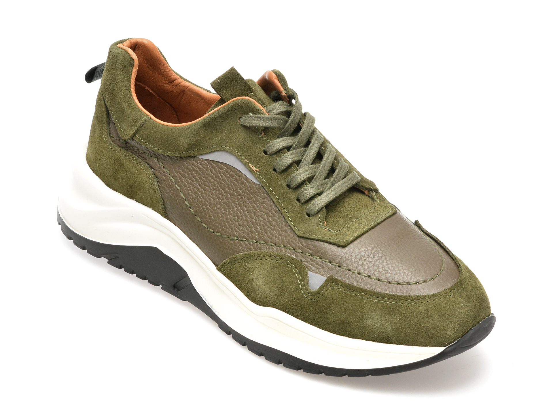 Pantofi sport GRYXX kaki, M6290R1, din piele naturala Pantofi sport GRYXX kaki, M6290R1, din piele naturala