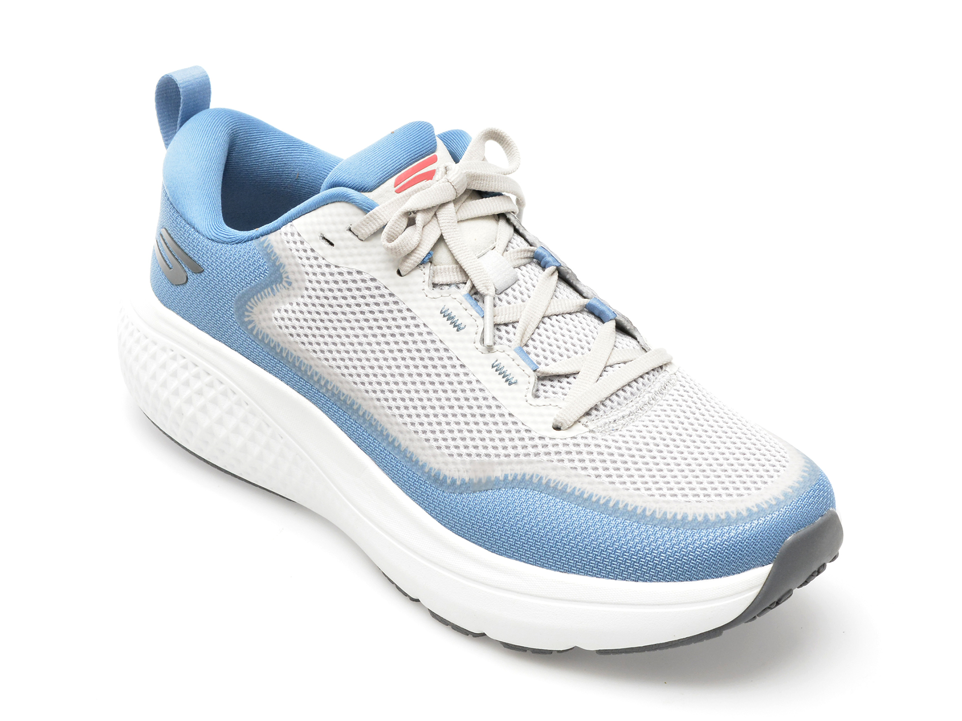 Pantofi sport SKECHERS albastri, GO RUN SUPERSONIC MAX, din material textil Pantofi sport SKECHERS albastri, GO RUN SUPERSONIC MAX, din material textil