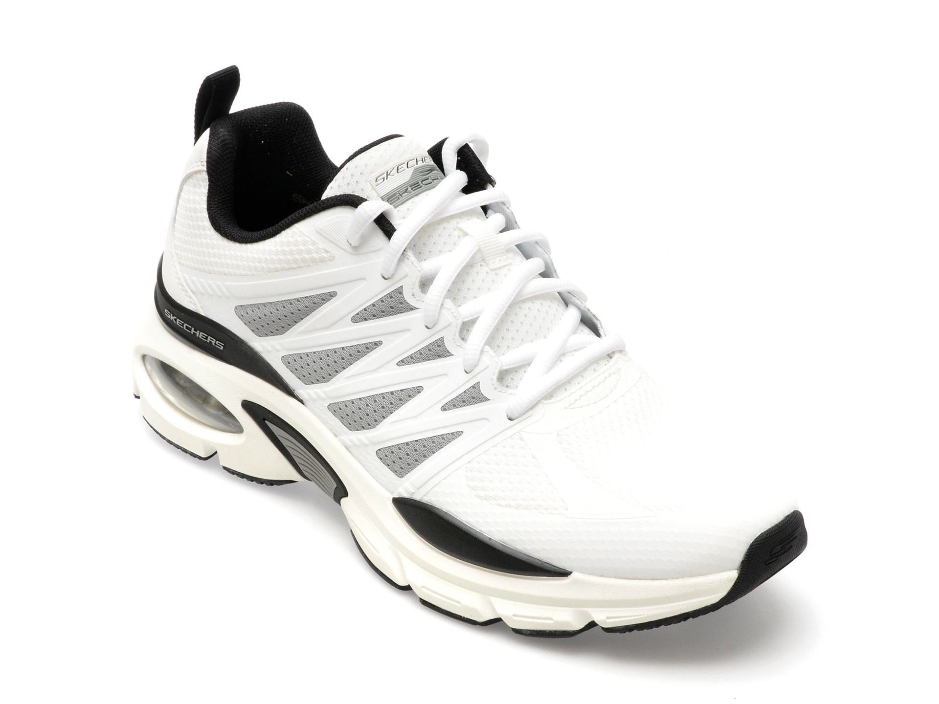 Pantofi sport SKECHERS albi, SKECH-AIR VENTURA, din material textil Pantofi sport SKECHERS albi, SKECH-AIR VENTURA, din material textil